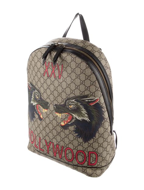 gucci xxv hollywood|Gucci GG Supreme Monogram Wolf XXV Hollywood Print Dome .